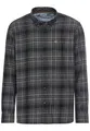camel active Herren Langarmhemd mit Karomuster Grau, Menswear-M