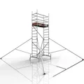 ALTEC Rollfix 1.0 500 | 5m AH | Rollen (Ø125mm) | Standardtraverse | Dreieckausleger | Made in Germany | TÜV | belastbar 200kg/m² | Alu | Norm - DIN EN 1004-1 | Baugerüst | Fahrgerüst