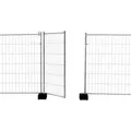 Schake Mobilzaun Standard Torelement 1,2x2m