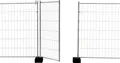 Schake Mobilzaun Standard Torelement 1,2x2m