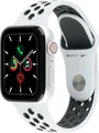 Apple Watch Nike Series 5 44 mm Aluminiumgehäuse silber am Nike Sportarmband pur