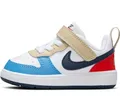 Nike Schuh Nike Court Borough Low Recraft Schuh Für Babys Und Kleinkinder, White/Thunder Blue-Lt Crimson, DV5458-124, 22 EU (6C US)