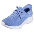 Skechers Damen Ultra Flex 3.0 Brilliant Path, Periwinkle Knit Pink Trim, 36.5 EU