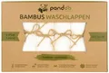 pandoo Bambus Waschlappen 25 cm x 25 cm weiß POBWC06