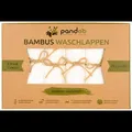 pandoo POBWC06 pandoo Waschlappen Bambus weiß 25,0 x 25,0 cm, 6 St.