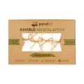 pandoo 6 pandoo Waschlappen Bambus weiB 25,0 x 25,0 cm NEU