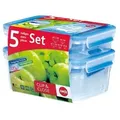GROUPE SEB - EMSA CLIP & CLOSE - Frischhaltedosen-Set - 5.65 L