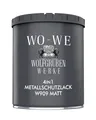 WO-WE Metallschutzlack 4in1 Metalllack Metallfarbe Metallschutzfarbe MATT W909 Anthrazitgrau - 750ml