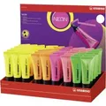 STABILO Textmarker NEON, 45er Karton-Display 1 bis 20 Stk SPARE 25%