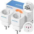 Bigfish Reiseadapter USA Adapter Steckdose 2Pack, Adapter USA Deutschland