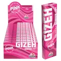 GIZEH ALL PINK King Size Long Slim Tips 26x34 Blättchen Papers Zigarettenpapier