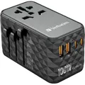 VERBATIM GAN III UNIVERSAL TRAVEL ADAPTER UTA-06 mit 2 X USB-C PD 100W & QC 4+ / 2 X USB-A QC 3.00