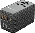 Verbatim UTA-06 GaN III USB Ladegerät 100W 2x USB-A, 2x USB-C USB PD, USB PD 3.0, QC 4+, Fast Cha