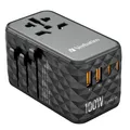 Verbatim GaN III-Universal-Reiseadapter UTA-06, 100 W, USB-A, #26051723