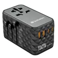 Verbatim GaN III Universal Reise Adapter 100W mit 2x USB-C PD 100W, QC 4+/2x USB