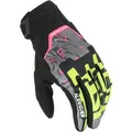 Macna Recon 2.0 Neon Motorrad Handschuhe, schwarz-grau-gelb, Größe L für Männer