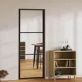 Vidaxl - Innentür Esg Glas Und Aluminium 76x201,5 Cm Schwarz