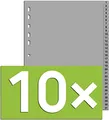 10er Packung Durable Hunke & Jochheim Register 1-31, (PP, DIN A4, 215/230 x 297 mm) 31 Blatt grau (10, Register 1-31)