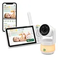 LeapFrog LF925HD Video-Babyphone 5 Zoll Monitor WLAN Kamera 360 Grad