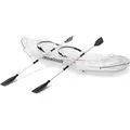 InnovaGoods V0103503, Aufblasbares Kajak, 2 Person(en), 180 kg, Transparent, Polypropylen (PP), Polyvinylchlorid (PVC), 2 Sitz(e) - Transparent