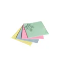 Vileda Professional r-MicronQuick Microfasertuch, 38 x 40 cm, Fortschrittliche Microfasertechnologie aus bis zu 70 % recycelten Materialien, 1 Packung = 5 Tücher, grün 170637