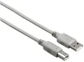 Hama USB 2.0 Verbindungskabel (1.5m) (grau) Verbindungskabel