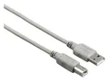 Hama 200900 0,48 Gbit/s USB A auf USB B Männlich 1,5 m  Grau