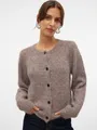 Vero Moda Strickjacke VMNOVAH LS O-NECK BUTTON CARDI GA NOOS
