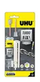 UHU Turbo FiX² Metall, Super schneller, metallfarbener 2-Komponenten Reparaturkleber für viele verschiedene Metall-Verklebungen, 10 g
