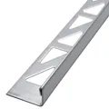5x 2,5m Fliesenschiene Edelstahl 10mm Fliesenprofil L-Profil Kantenschutz