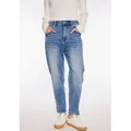 HaILY’S High-waist-Jeans LG HW C JN Mirell mit Gummizug am Bund blau XXL (44)