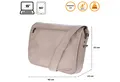 Christian Wippermann Umhängetasche XXL Notebooktasche Laptoptasche Flugbegleiter (1 tlg), Messenger Arbeitstasche Umhängetasche