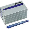 25x LAMY Tintenpatronen T10 blau löschbar für Füller Füllhalter Füllfederhalter