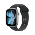 Apple Watch Series 11 GPS 46mm M/L MEV44ZR/A Aluminiumgehäuse Spacegrau Sportarmband Schwarz