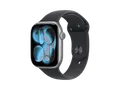 APPLE Watch Series 11 GPS 46, 2025 Smartwatch Aluminiumgehäuse Fluorelastomer, 160-210 mm, Space Grau/Schwarz