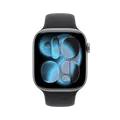 Apple WATCH Series 11 46mm GPS Aluminiumgehäuse Space Grau Sportarmband Schwarz M/L