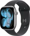 Apple Watch Series 11 GPS 46mm Aluminium space grau mit Sportarmband M/L schwarz