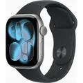 Apple Watch Series 11 GPS 46mm Space Grey Aluminium Case with Black Sport Band - M/L - Dunkelgrau