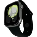  neuwertig - Apple Watch Series 11 GPS – 46 mm – Space Grau Aluminium – Sportband Schwarz (M/...