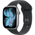 Apple Watch Series 11 GPS 46 Smartwatch Space Grau/Schwarz (160-210 mm)