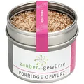 Zauber der Gewürze Porridge Gewürz - für Porridge, Haferflocken, Oatmeal, Overnight-Oats, Müsli oder Dessert, Spitzen-Qualität in wiederverschließbarer Aroma-Dose, 100 g
