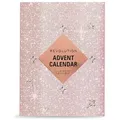 Revolution Beauty 24-teiliges Holiday Beauty Adventskalender-Make-up-Geschenkset mit Lipgloss, pflegenden Lippenmasken, Pinseln, Brauengel, vegan, ...