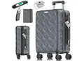 KESSER® Reisekoffer Koffer ABS Hartschalenkoffer mit Zahlenschloss, Kofferwaage & Reisebrieftasche 360° Rollen Koffer für Business & Reise Trolley