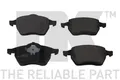 McPart Bremsklotzsatz vorne für FORD GALAXY SEAT ALHAMBRA VW SHARAN 229985MP