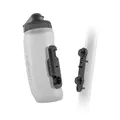 Fidlock TWIST bottle 590 + bike base – 590 ml Fahrrad Trinkflasche mit magnet-mechanischem Flaschenhaltersystem, inkl. Halterung, BPA-frei & spülmaschinengeeignet, Farbe Clear