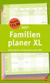 Basic Familienplaner XL 2027: Familienkalender mit 6 Spalten. Praktischer Familien-Wandkalender mit Schulferien. Extra breiter Terminkalender. 27 x 45 cm.