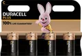 Duracell Plus-C K4 Baby (C)-Batterie Alkali-Mangan 1.5V 4St.