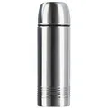 Emsa Isolierflasche Senator, Edelstahl, Metall, 0,5 L, Vakuum, abnehmbarer Deckel, Trinkmöglichkeit im hält warm, kalt, Kaffee & Tee, Kannen, Thermoskannen