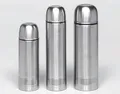 Emsa Isolierflasche Senator 0,5l Edelstahl Thermosflasche Safe Loc silber