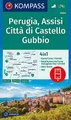 KOMPASS Wanderkarte 2464 Perugia, Assisi, Città di Castello, Gubbio 1:50.000: 4in1 Wanderkarte mit Aktiv Guide und Detailkarten inklusive Karte zur ... Verwendung in der KOMPASS-App. Fahrradfahren.